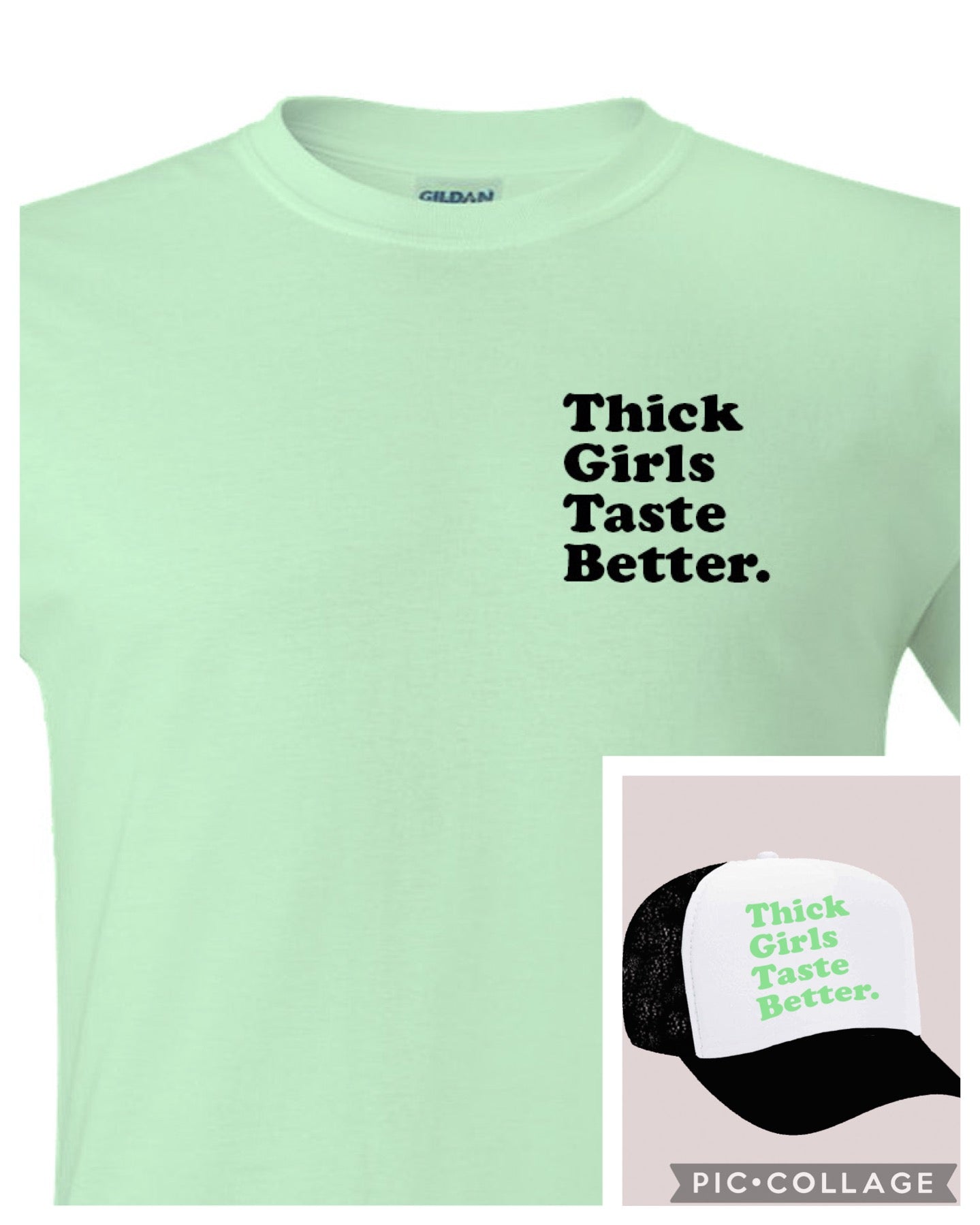 Thick Girls Hat&Shirt Set