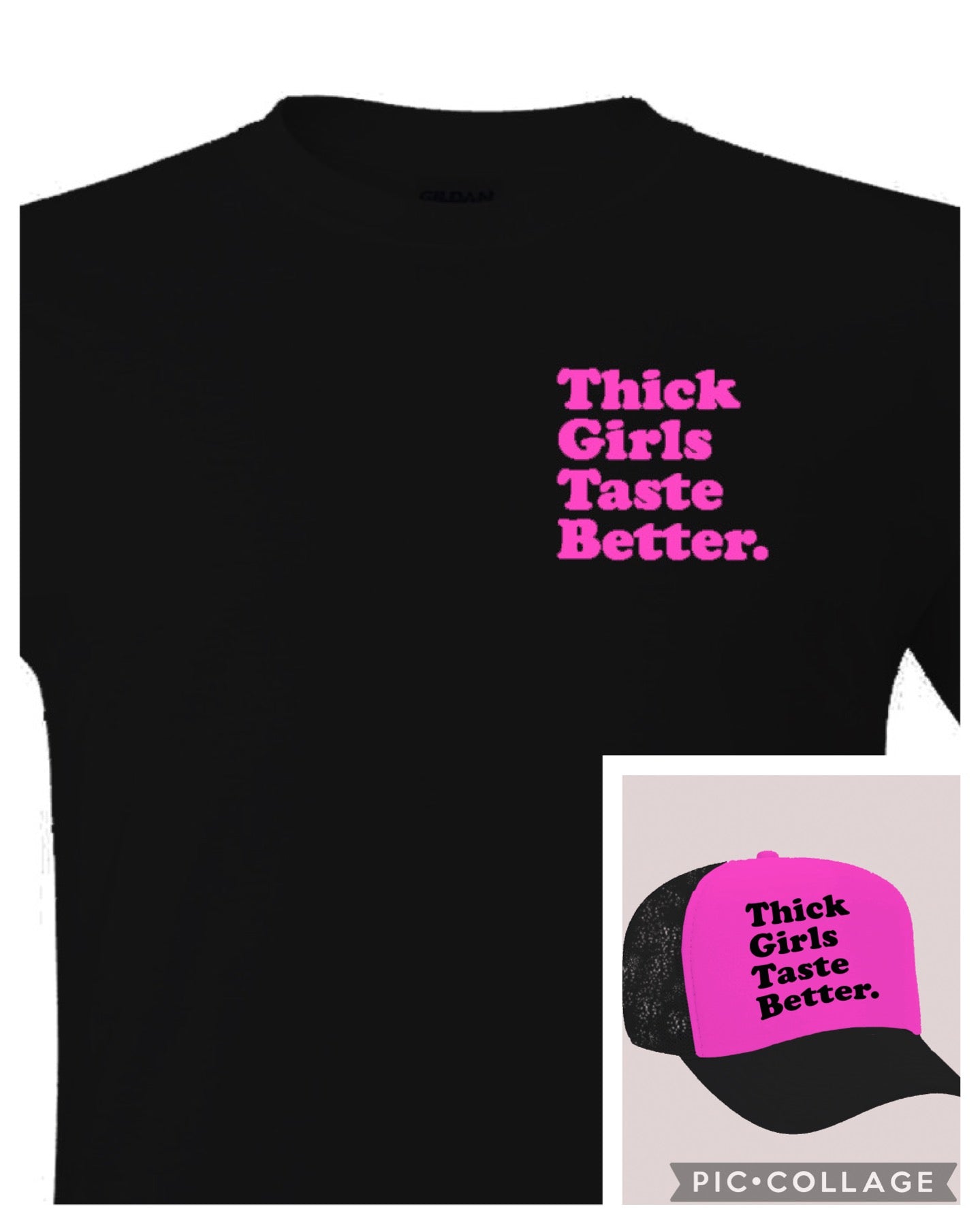 Thick Girls Hat&Shirt Set
